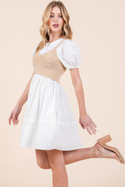 Two Piece Set Mini Dress / STLE#ABED7500