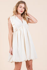Load image into Gallery viewer, V-Neck Mini Dress  / STYLE#ABED7509
