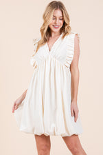 Load image into Gallery viewer, V-Neck Mini Dress  / STYLE#ABED7509
