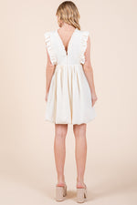 Load image into Gallery viewer, V-Neck Mini Dress  / STYLE#ABED7509
