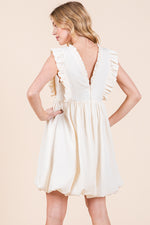 Load image into Gallery viewer, V-Neck Mini Dress  / STYLE#ABED7509
