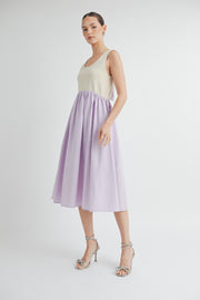 Sleeveless A-Line Midi Dress I ABED7510