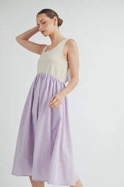 Sleeveless A-Line Midi Dress I ABED7510