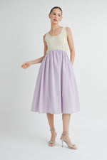 Load image into Gallery viewer, Sleeveless A-Line Midi Dress I ABED7510
