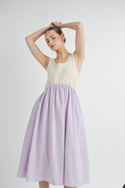 Sleeveless A-Line Midi Dress I ABED7510