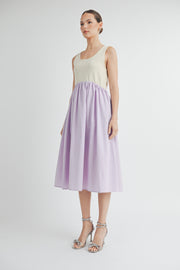 Sleeveless A-Line Midi Dress I ABED7510