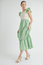 Flutter Sleeve Dress I ABED7511