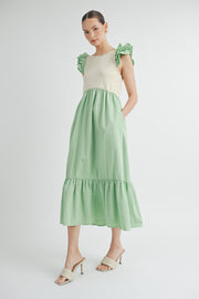 Flutter Sleeve Dress I ABED7511