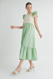 Flutter Sleeve Dress I ABED7511