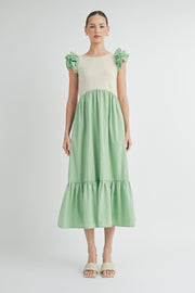 Flutter Sleeve Dress I ABED7511