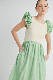 Flutter Sleeve Dress I ABED7511