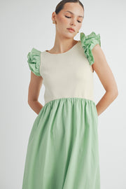 Flutter Sleeve Dress I ABED7511