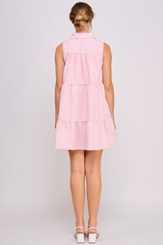 Swing Mini Dress l ABED7513 Pink