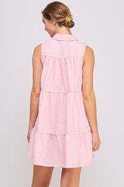 Swing Mini Dress l ABED7513 Pink