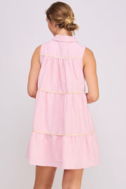 Swing Mini Dress l ABED7513 Pink