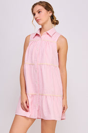 Swing Mini Dress l ABED7513 Pink