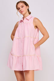 Swing Mini Dress l ABED7513 Pink