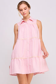 Swing Mini Dress l ABED7513 Pink