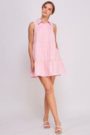 Swing Mini Dress l ABED7513 Pink