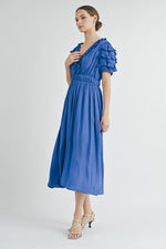 Load image into Gallery viewer, Short Sleeve Midi dress I ABED7515
