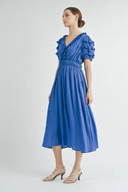 Short Sleeve Midi dress I ABED7515