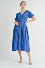 Load image into Gallery viewer, Short Sleeve Midi dress I ABED7515
