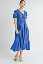 Load image into Gallery viewer, Short Sleeve Midi dress I ABED7515
