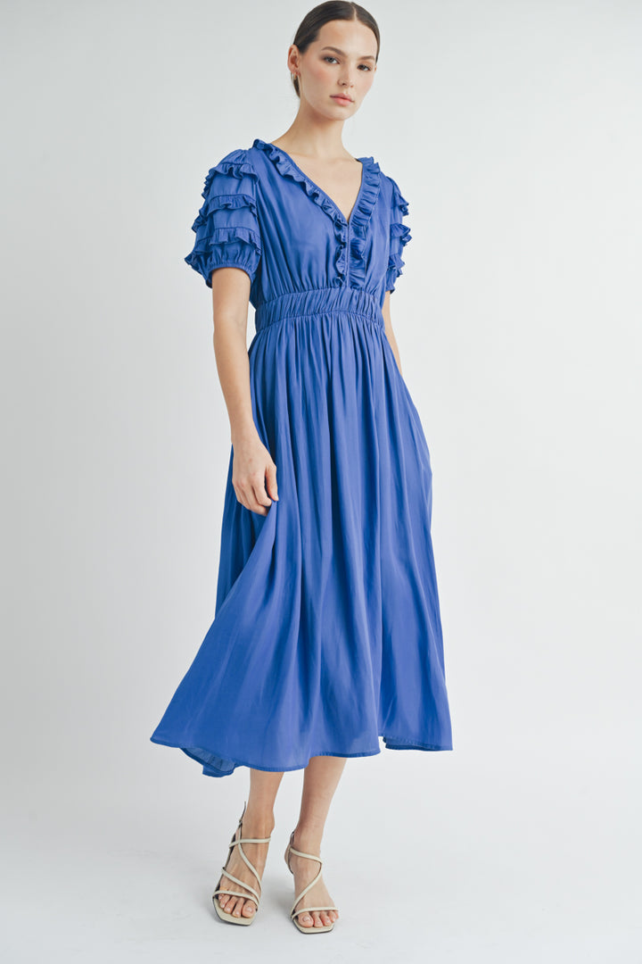Short Sleeve Midi dress I ABED7515