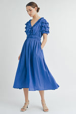 Load image into Gallery viewer, Short Sleeve Midi dress I ABED7515
