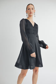 Organza Mini Dress I ABED7529 I SHIP 09/18/24