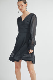 Organza Mini Dress I ABED7529 I SHIP 09/18/24