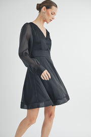 Organza Mini Dress I ABED7529 I SHIP 09/18/24