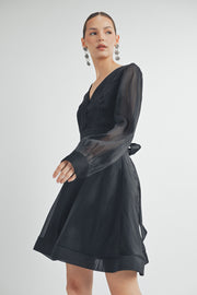 Organza Mini Dress I ABED7529 I SHIP 09/18/24