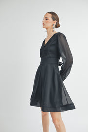 Organza Mini Dress I ABED7529 I SHIP 09/18/24