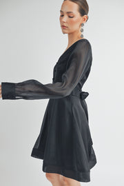 Organza Mini Dress I ABED7529 I SHIP 09/18/24