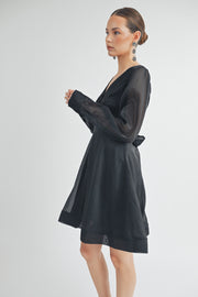 Organza Mini Dress I ABED7529 I SHIP 09/18/24