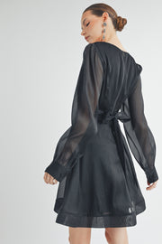 Organza Mini Dress I ABED7529 I SHIP 09/18/24