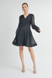 Organza Mini Dress I ABED7529 I SHIP 09/18/24