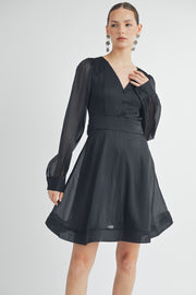 Organza Mini Dress I ABED7529 I SHIP 09/18/24