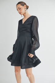 Organza Mini Dress I ABED7529 I SHIP 09/18/24