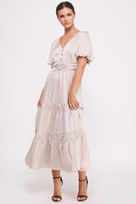 Load image into Gallery viewer, Short Sleeve Button Front Dress I ABED7530 I SHIP 09/25/24
