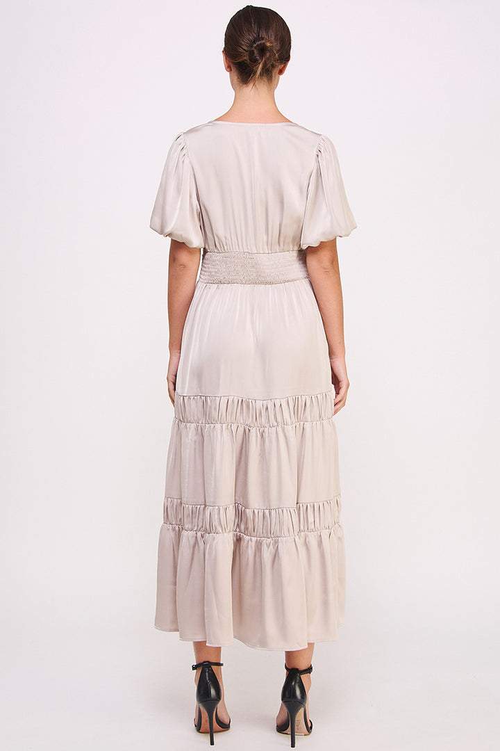 Short Sleeve Button Front Dress I ABED7530 I SHIP 09/25/24