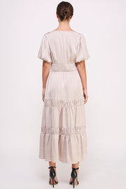 Short Sleeve Button Front Dress I ABED7530 I SHIP 09/25/24