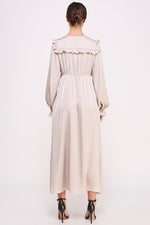 Load image into Gallery viewer, Satin Long Sleeve Midi Dress I ABED7531 I SHIP 09/25/24
