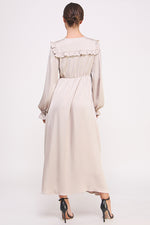 Load image into Gallery viewer, Satin Long Sleeve Midi Dress I ABED7531 I SHIP 09/25/24
