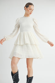 Mock Neck Mini Dress I ABED7532 I SHIP 09/25/24