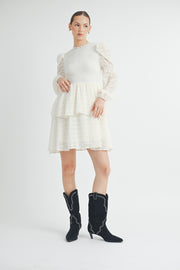 Mock Neck Mini Dress I ABED7532 I SHIP 09/25/24