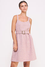 Load image into Gallery viewer, Tweed Mini Dress I ABED7537 I SHIP 09/18/24
