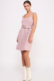 Tweed Mini Dress I ABED7537 I SHIP 09/18/24