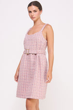 Load image into Gallery viewer, Tweed Mini Dress I ABED7537 I SHIP 09/18/24
